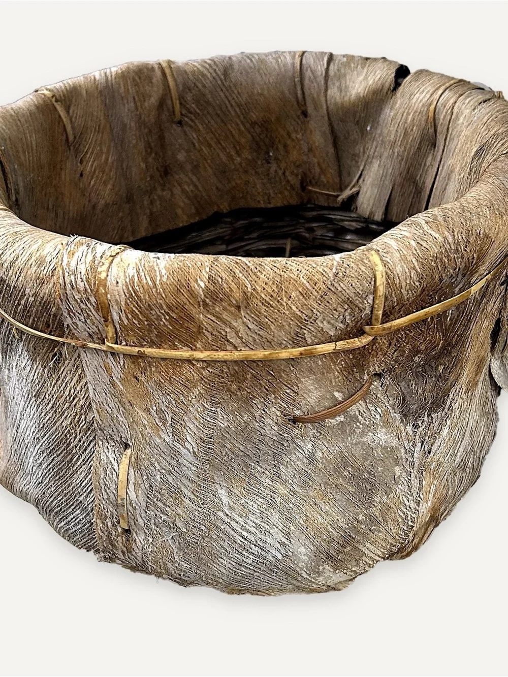 Natural Woven Brown Storage Basket